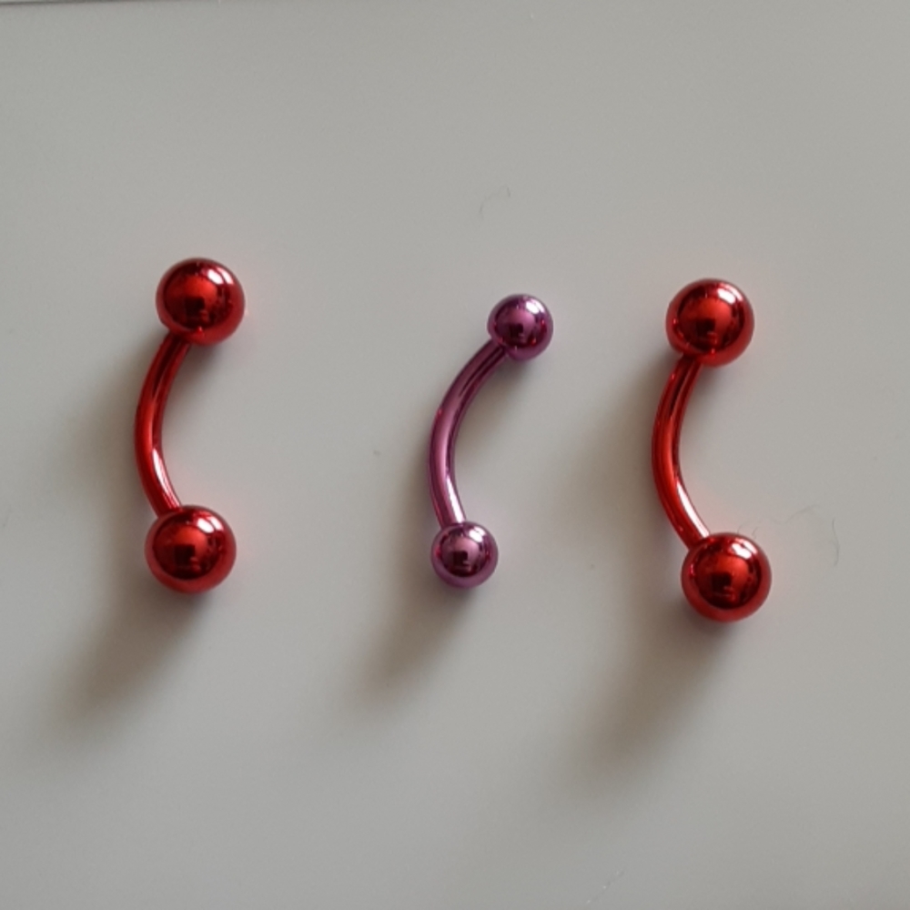 3 PACK Curved Barbells
